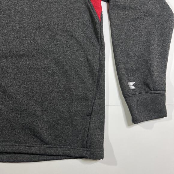 Texas Tech Red Raiders NCAA Red/Gray Hoodie Men's XL Full Zip Colosseum - Picture 4 of 11